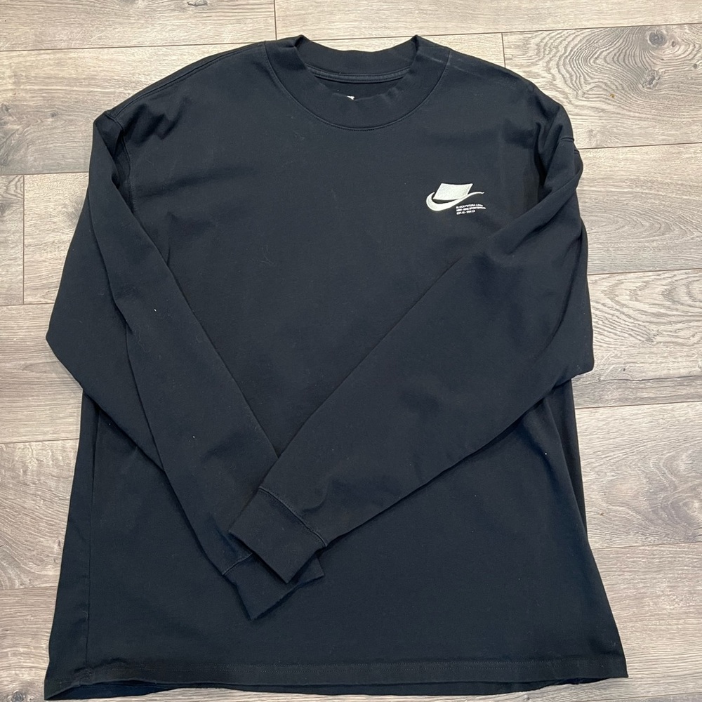 Mens Nike block long sleeve tee